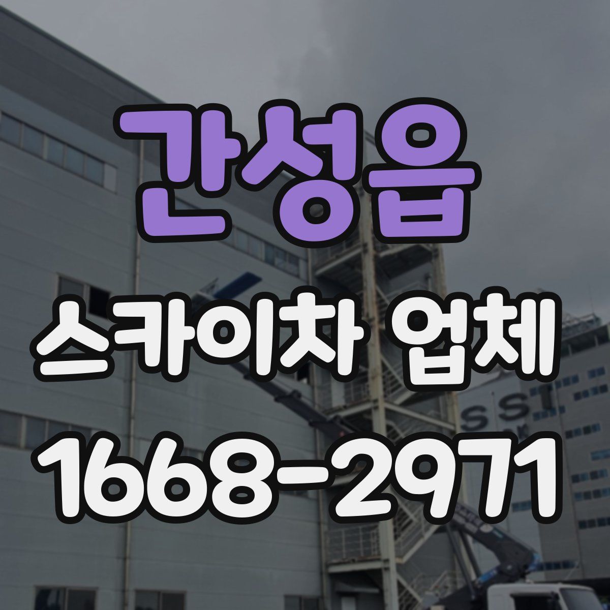 간성읍 스카이차 업체