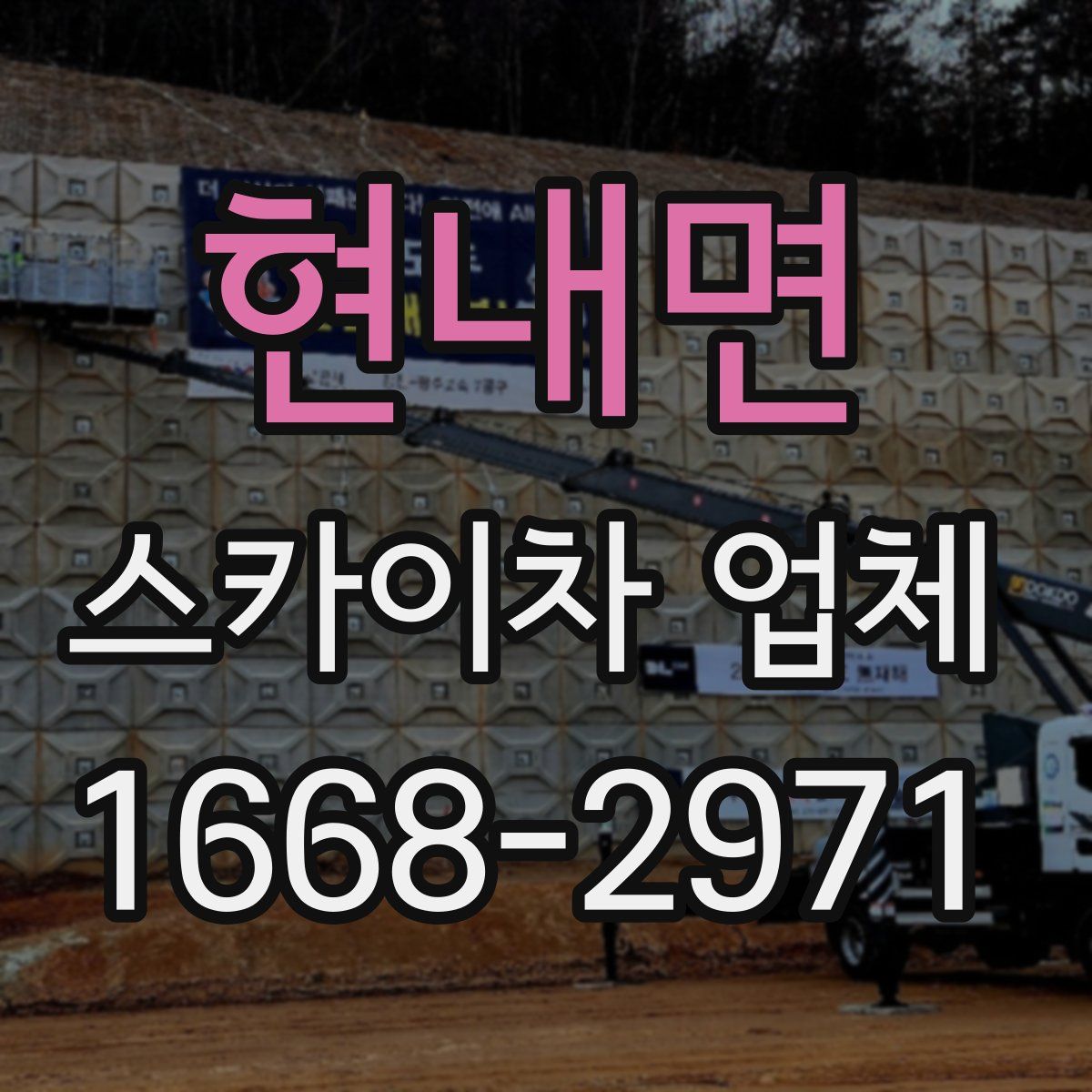 현내면 스카이차 업체