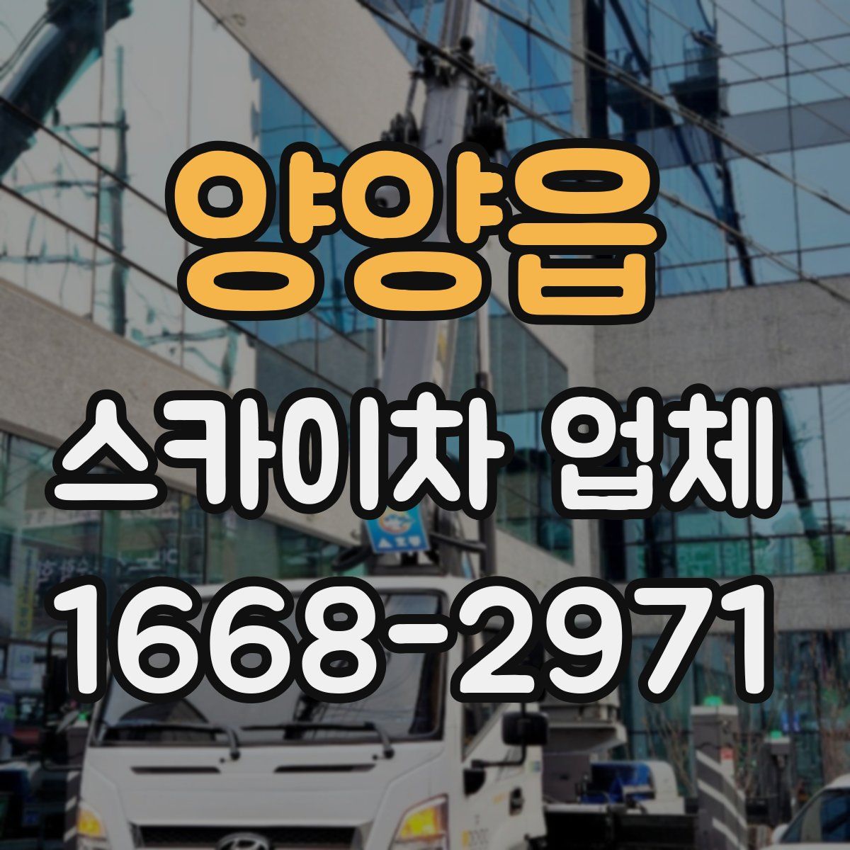 양양읍 스카이차 업체