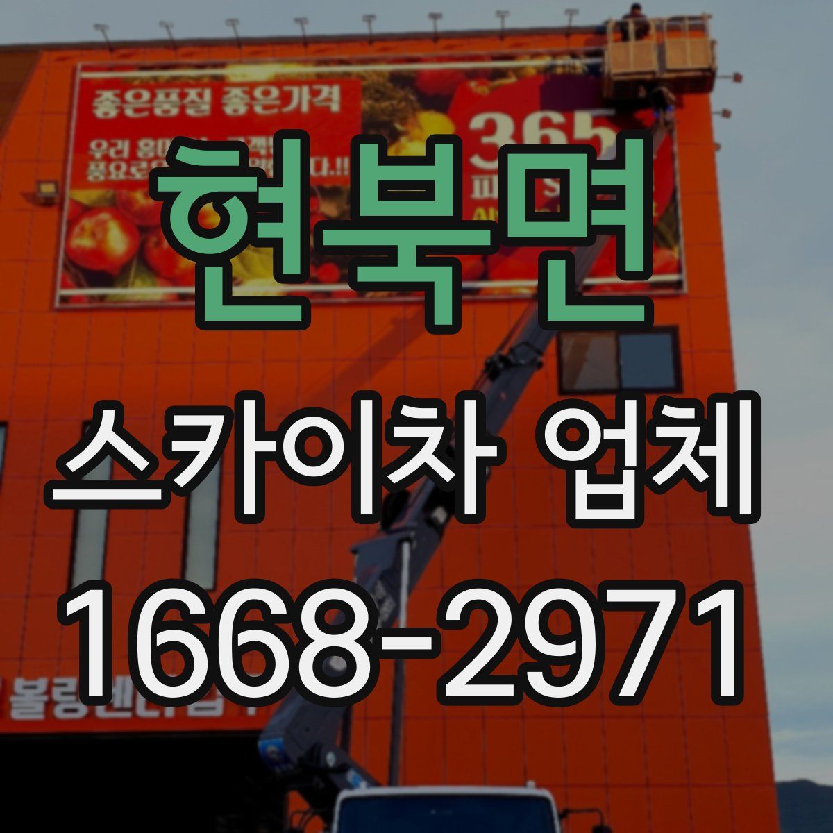 현북면 스카이차 업체