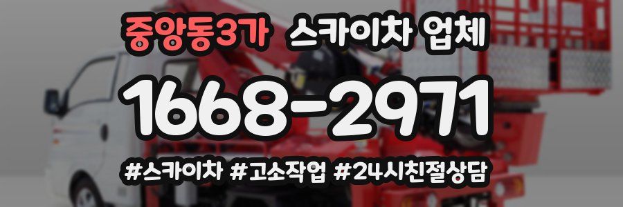 중앙동3가 스카이차 업체
