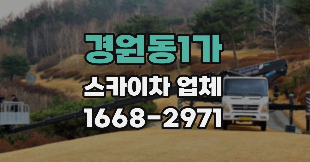 경원동1가 스카이차 업체