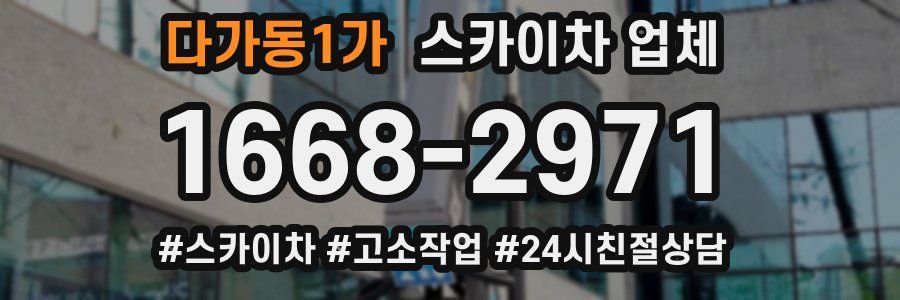 다가동1가 스카이차 업체