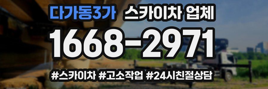 다가동3가 스카이차 업체