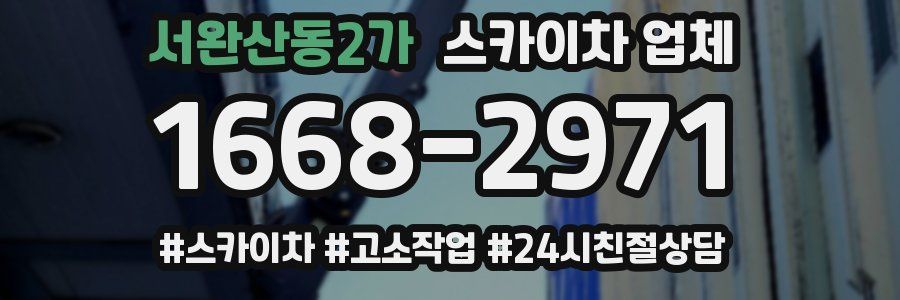 서완산동2가 스카이차 업체