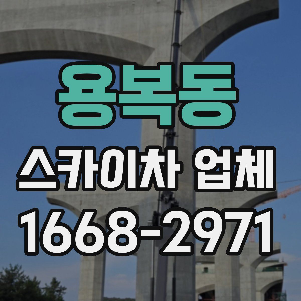 용복동 스카이차 업체