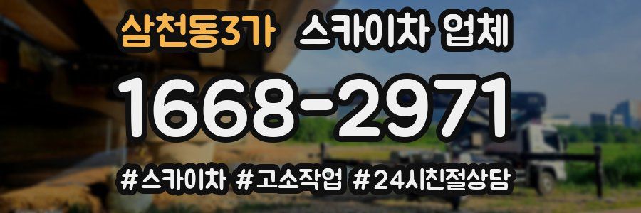 삼천동3가 스카이차 업체