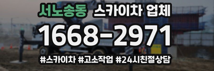 서노송동 스카이차 업체