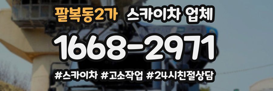 팔복동2가 스카이차 업체