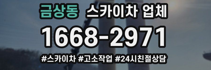금상동 스카이차 업체