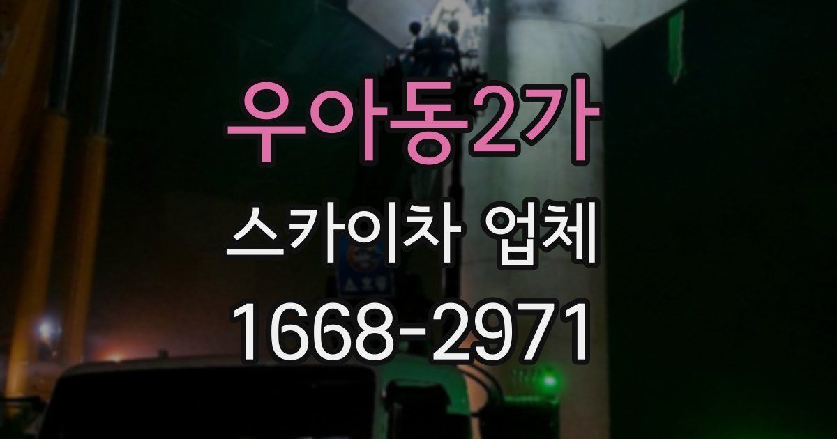 우아동2가 스카이차 업체