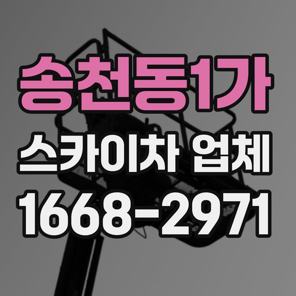송천동1가 스카이차 업체