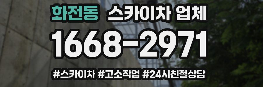 화전동 스카이차 업체