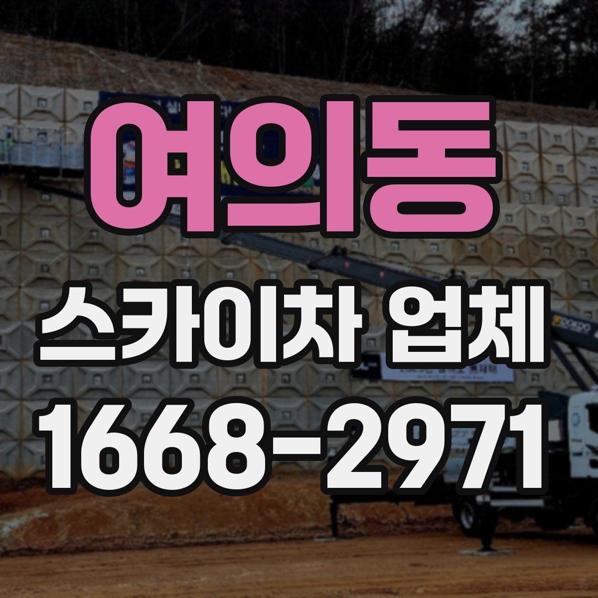 여의동 스카이차 업체