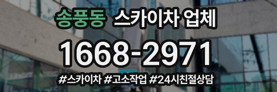 송풍동 스카이차 업체