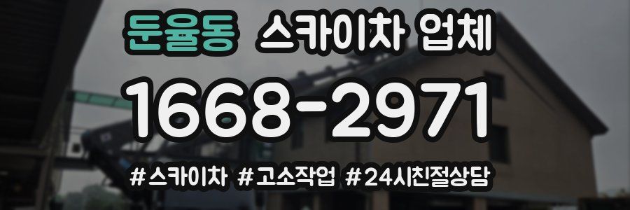 둔율동 스카이차 업체