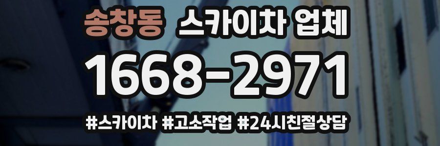 송창동 스카이차 업체