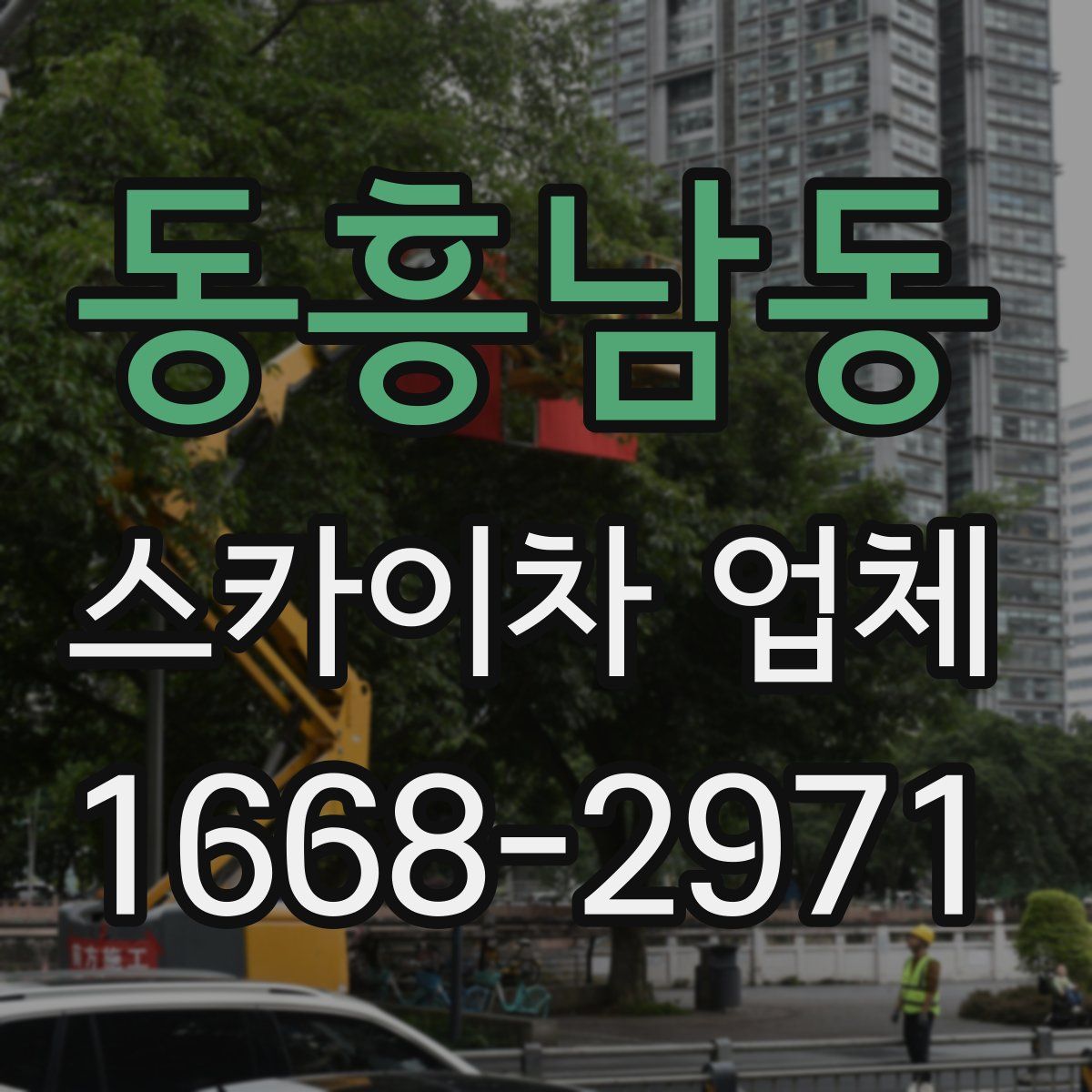 동흥남동 스카이차 업체