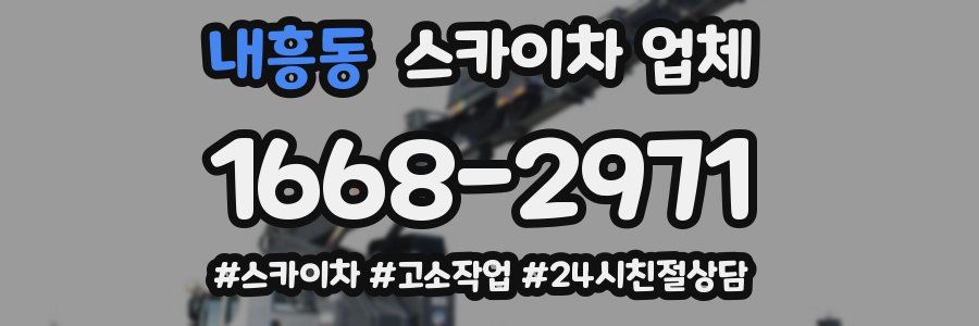 내흥동 스카이차 업체