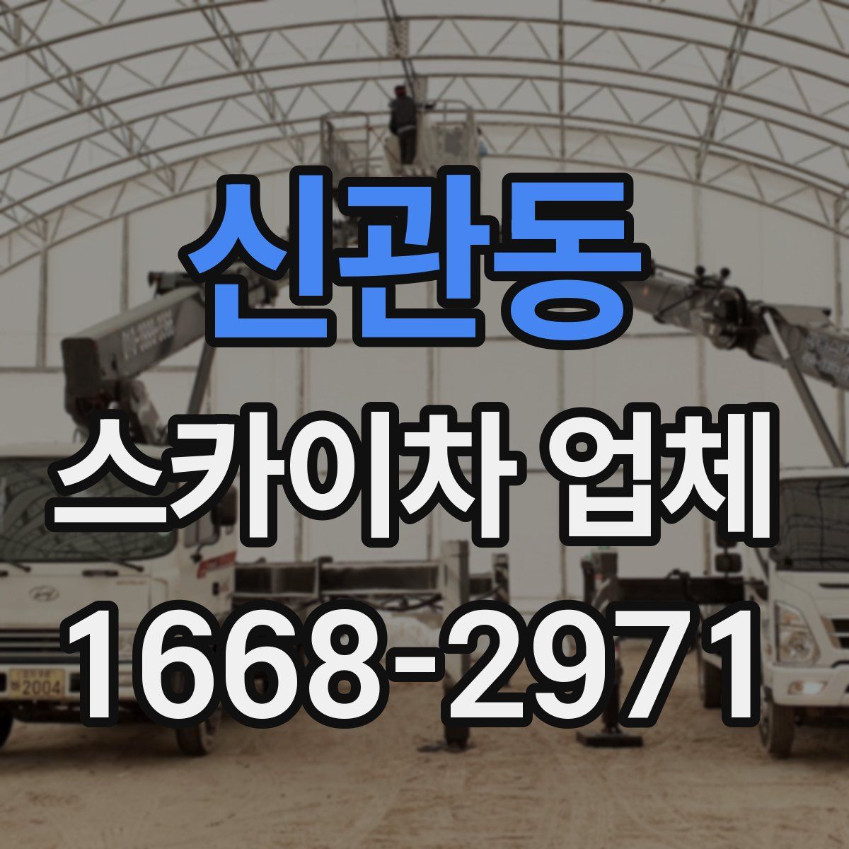 신관동 스카이차 업체