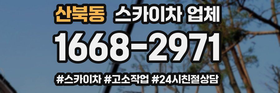 산북동 스카이차 업체