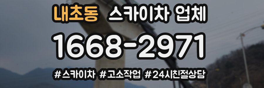 내초동 스카이차 업체