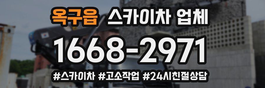 옥구읍 스카이차 업체