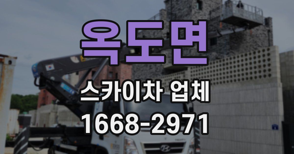 옥도면 스카이차 업체