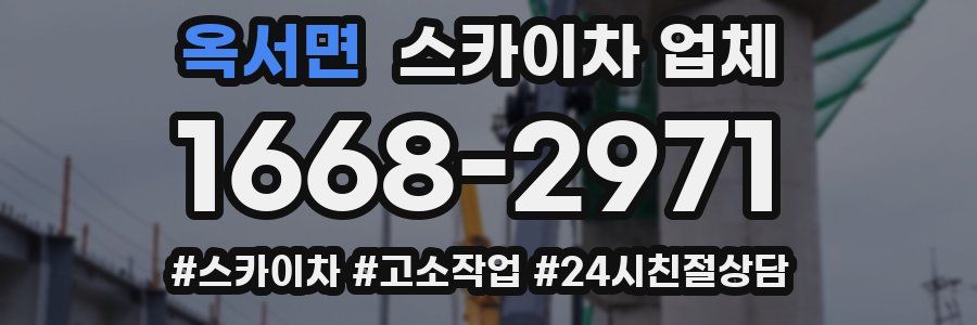 옥서면 스카이차 업체