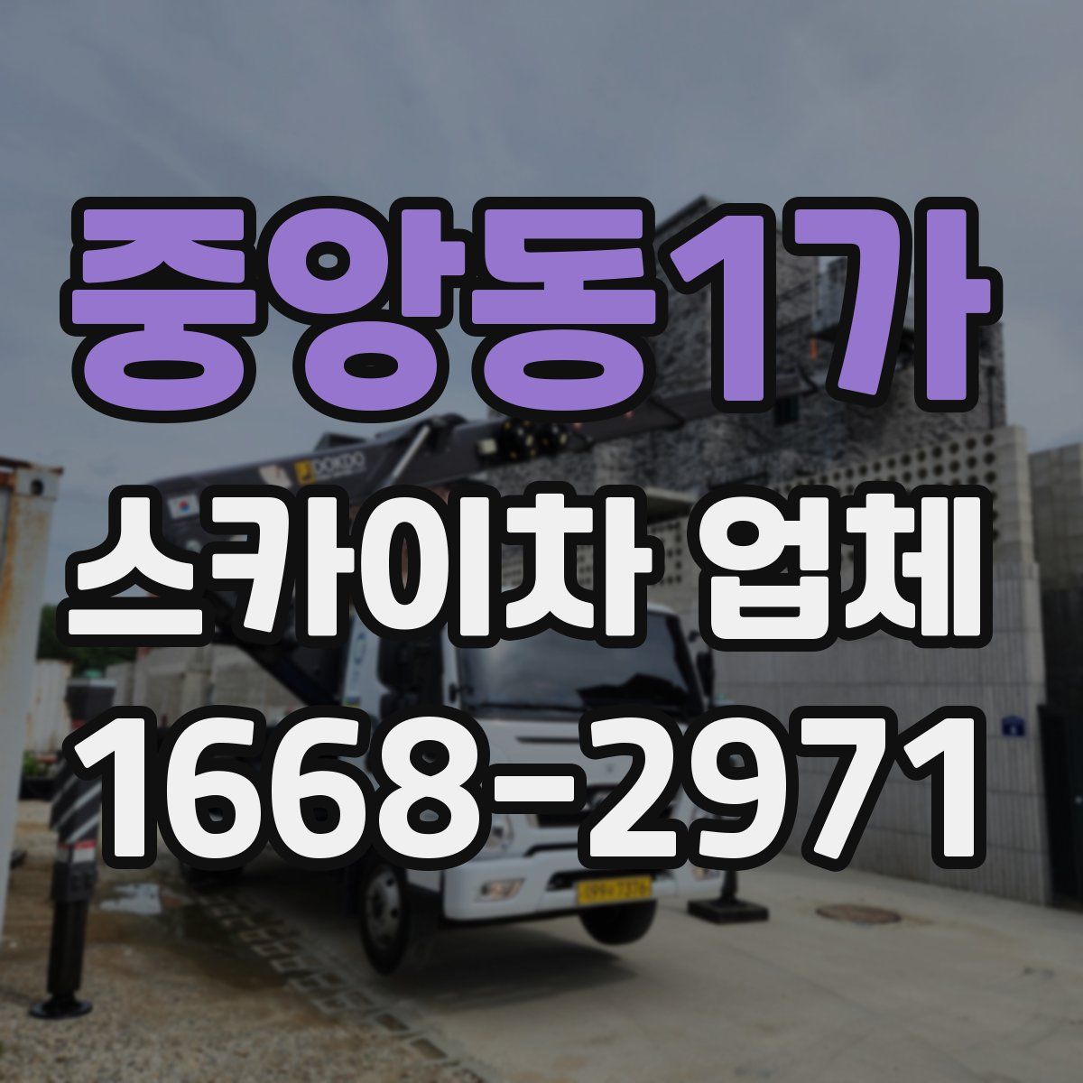 중앙동1가 스카이차 업체