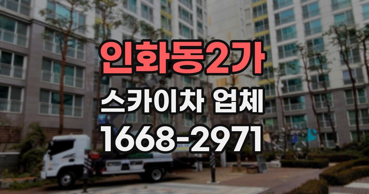 인화동2가 스카이차 업체