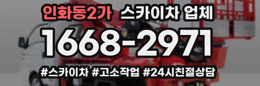 인화동2가 스카이차 업체