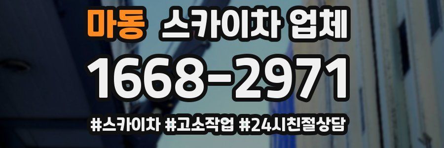 마동 스카이차 업체