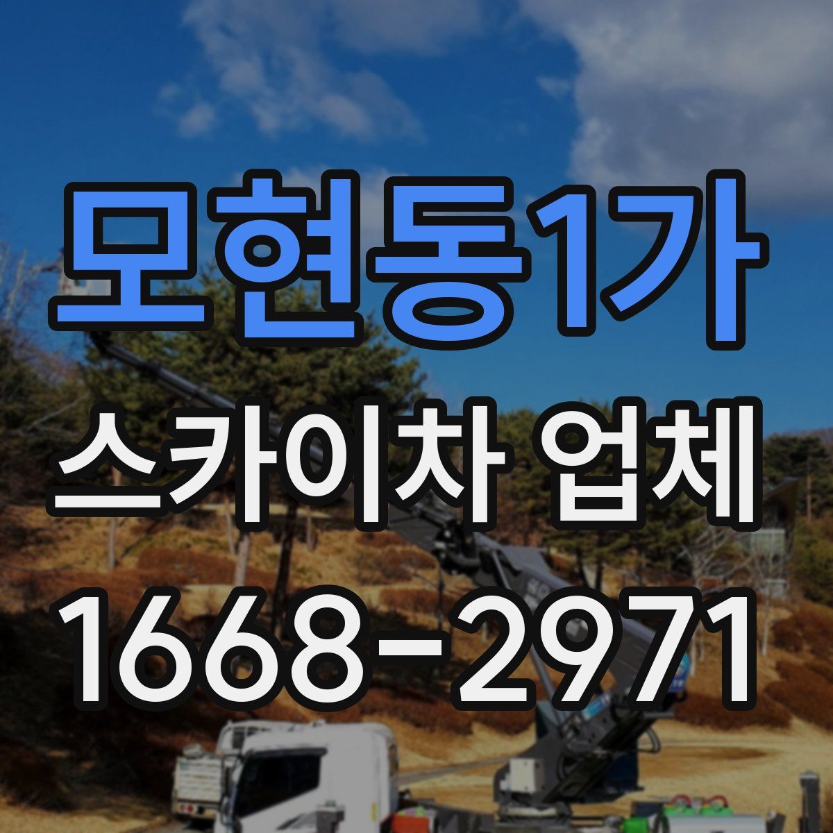 모현동1가 스카이차 업체