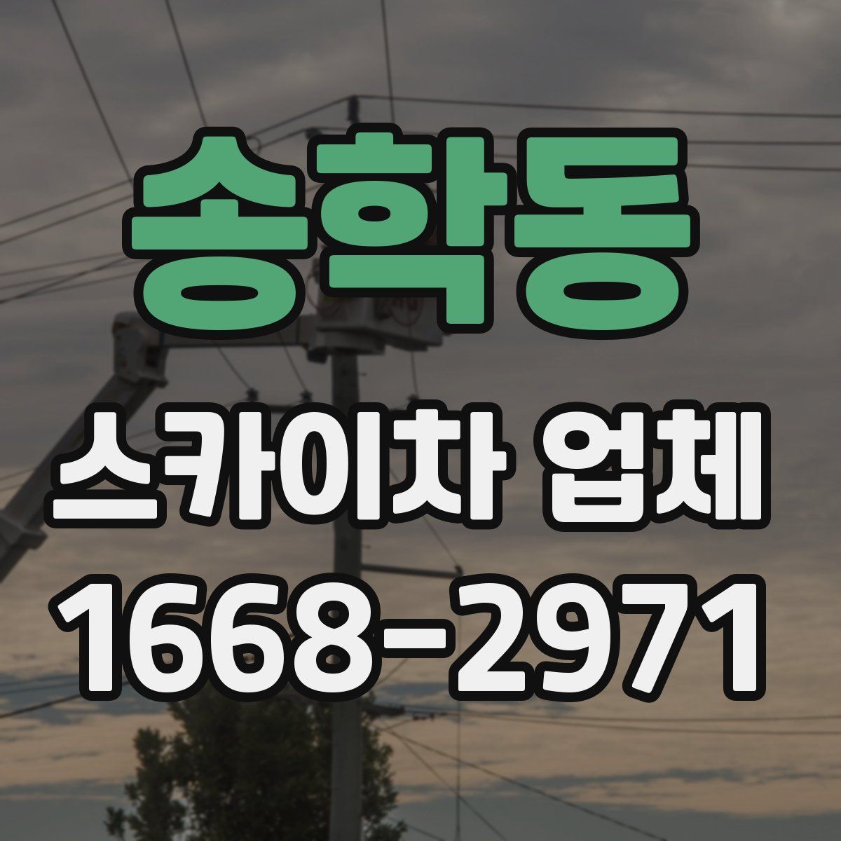 송학동 스카이차 업체