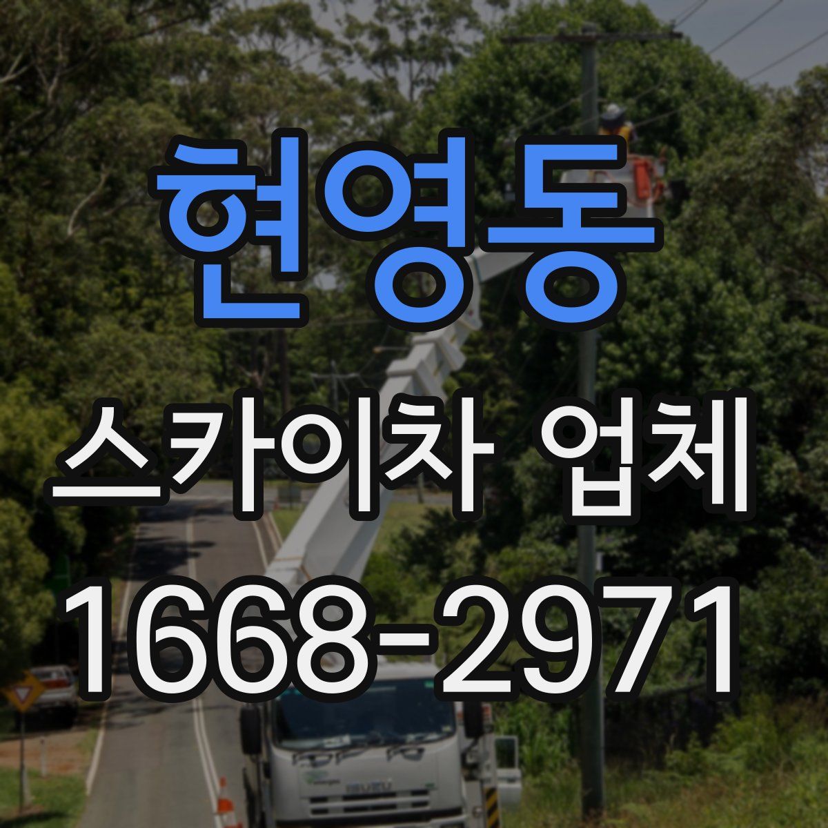 현영동 스카이차 업체