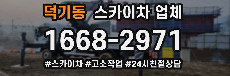 덕기동 스카이차 업체