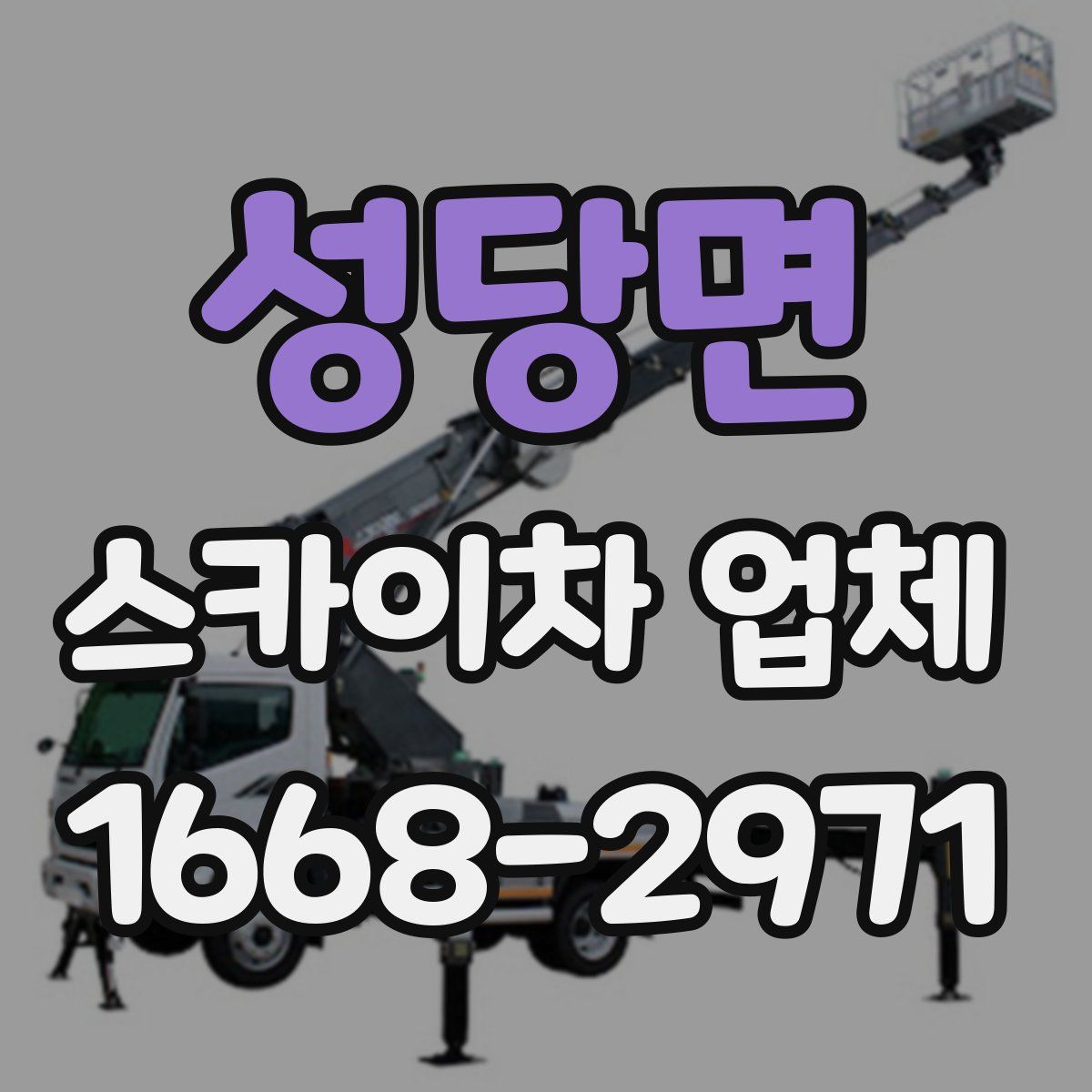 성당면 스카이차 업체