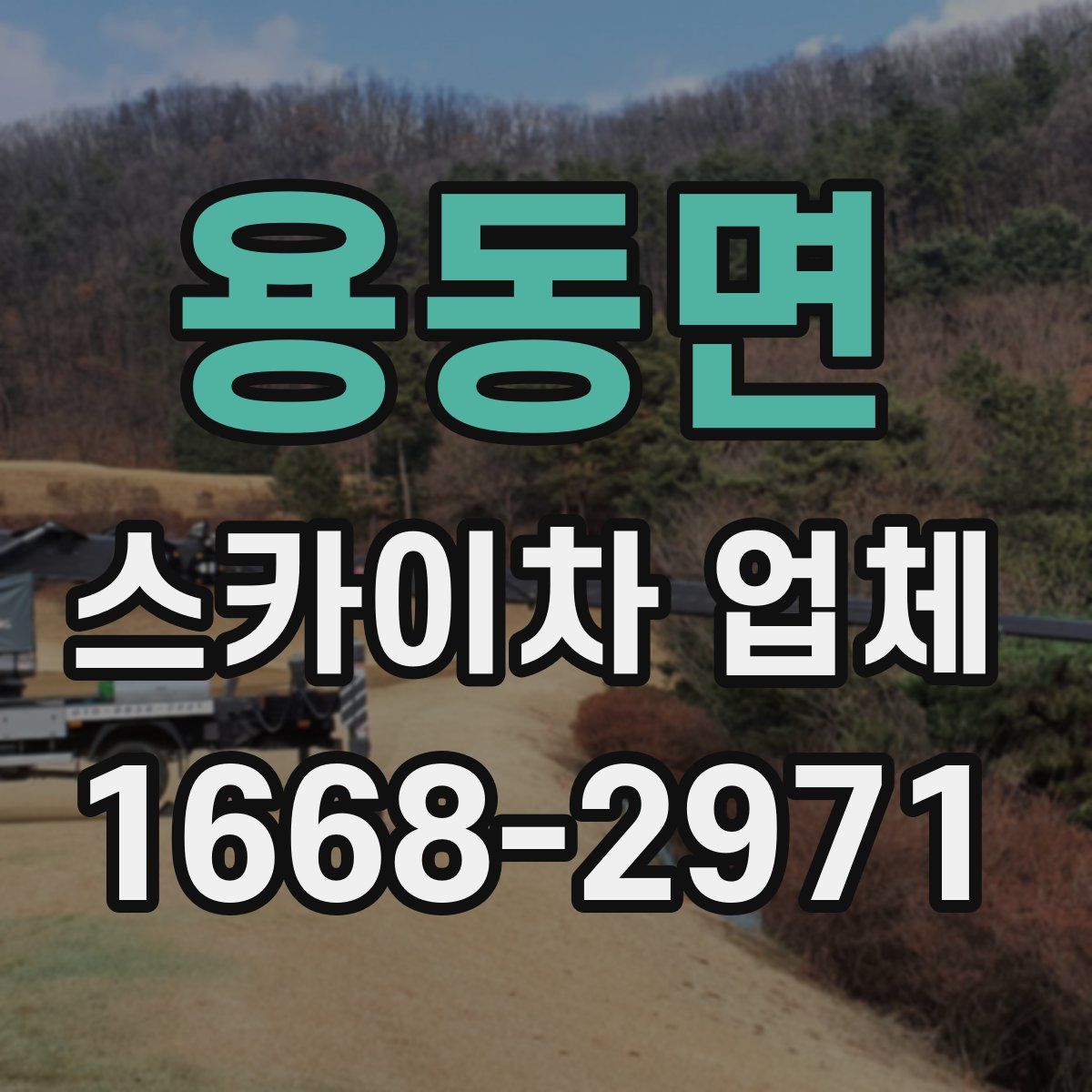 용동면 스카이차 업체