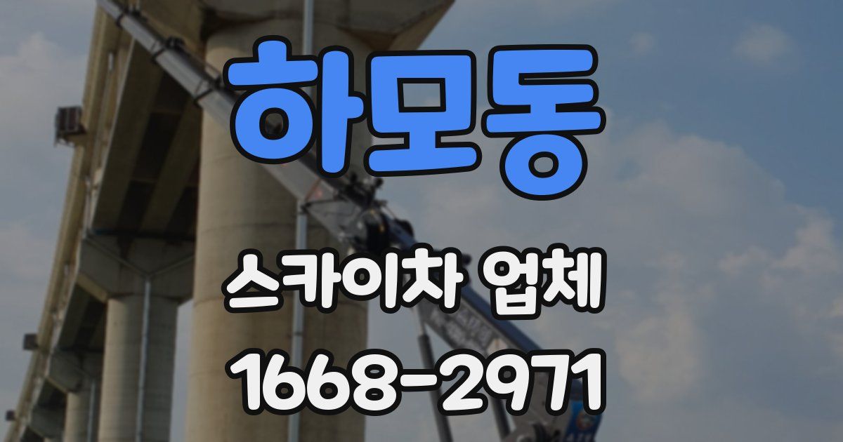 하모동 스카이차 업체