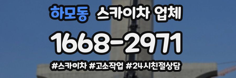 하모동 스카이차 업체