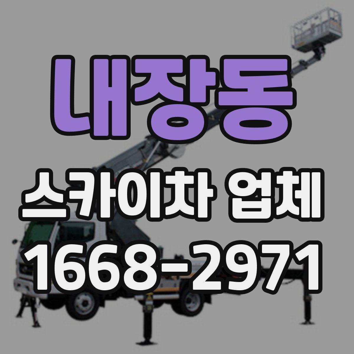 내장동 스카이차 업체