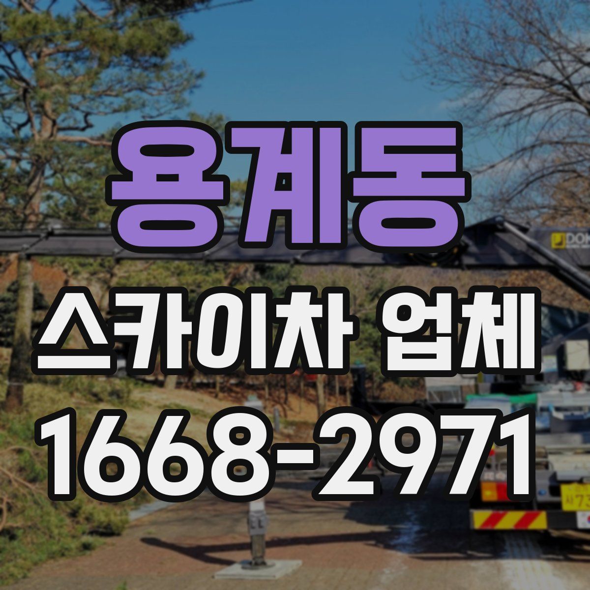 용계동 스카이차 업체