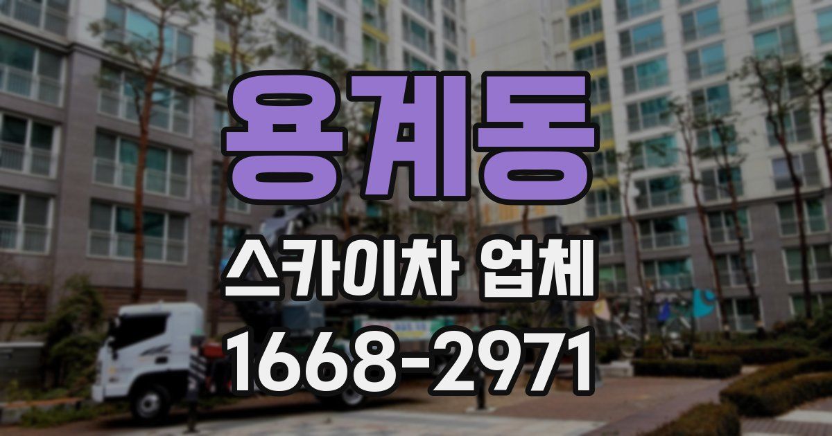 용계동 스카이차 업체