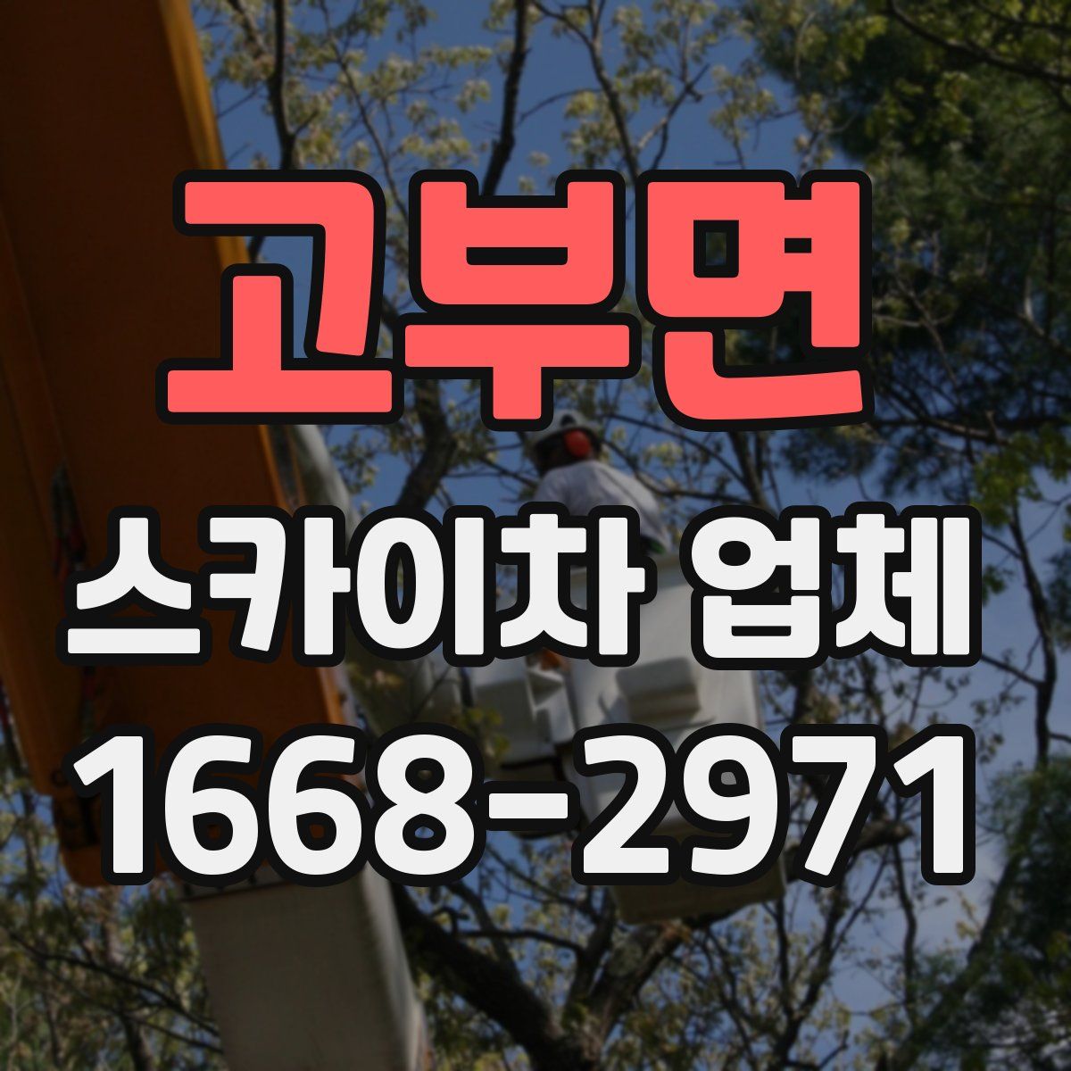 고부면 스카이차 업체