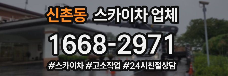 신촌동 스카이차 업체