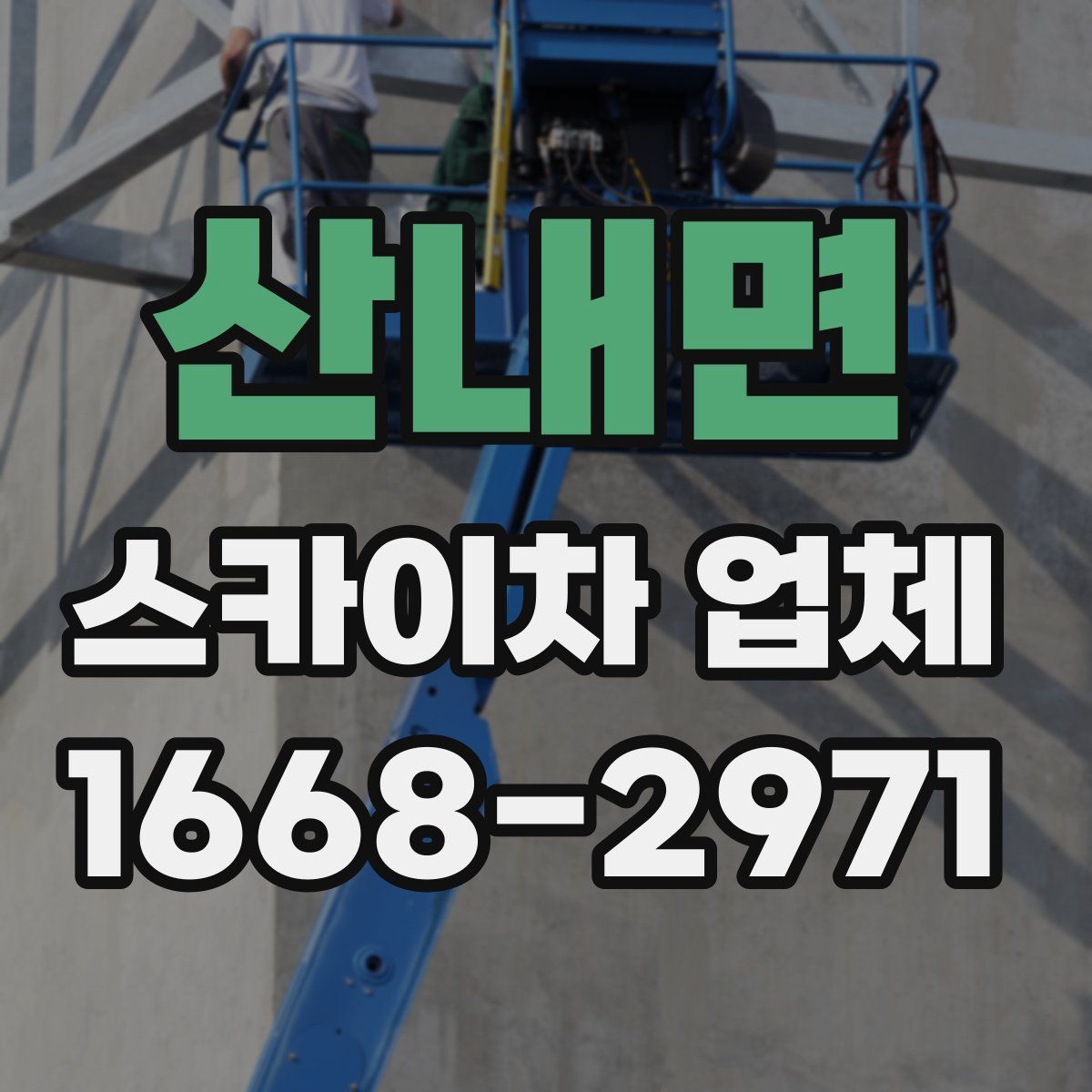 산내면 스카이차 업체