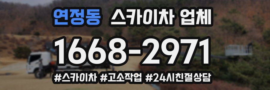 연정동 스카이차 업체