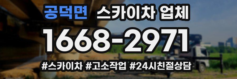 공덕면 스카이차 업체