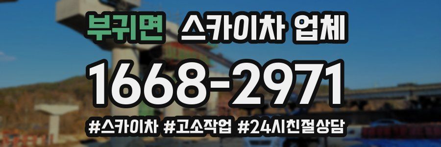 부귀면 스카이차 업체